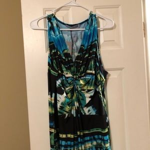 Tropical maxi dress